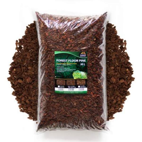 FOREST FLOOR PINE Pinienrinde für Feuchtterrarien 100 % Naturprodukt